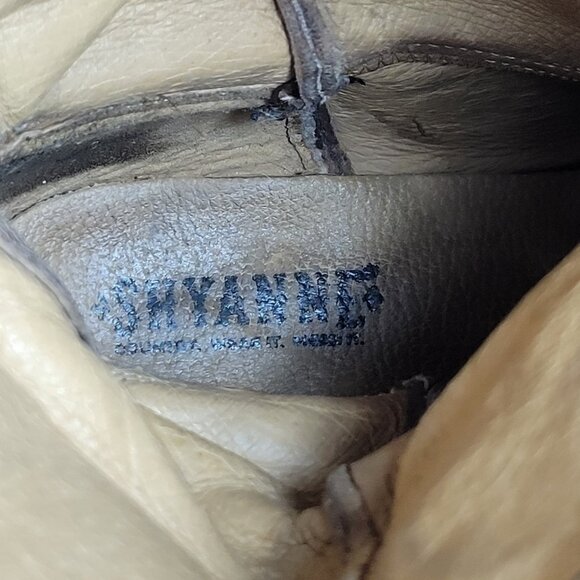 Shyanne Distressed Boots Women's 9.5 Brown Leather Western Cowgirl Snip Toe - Picture 12 of 16